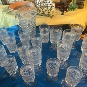 Crystal drink ware